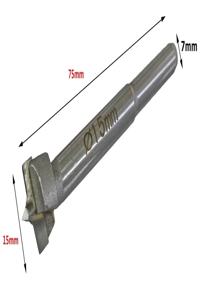 Inditrust مثقاب فورستنر ذو رأس كربيد من إنديتراست لحفر المفصلات الخشبية (15 مم) - Image 2